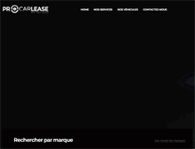 Tablet Screenshot of procarlease.com